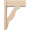Ekena Millwork 8-in W x 22-in D x 30-in H Funston Block Rough Cedar Woodgrain TimberThane Outlooker, Primed Tan OUTUR080X22X30FST44RCPR - alternate 4